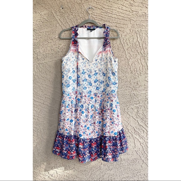 SANCTUARY Boho Floral Printed Tassel Swing Dress - Picture 5 of 6